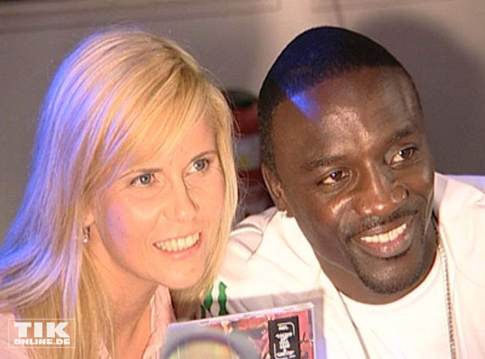 Akon und Michaela Schaffrath