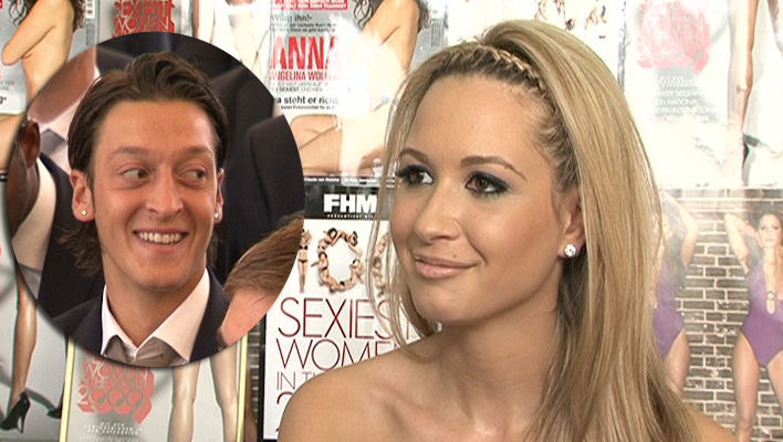 Mandy Capristo und Mesut Özil (Foto: HauptBruch GbR) - Montage