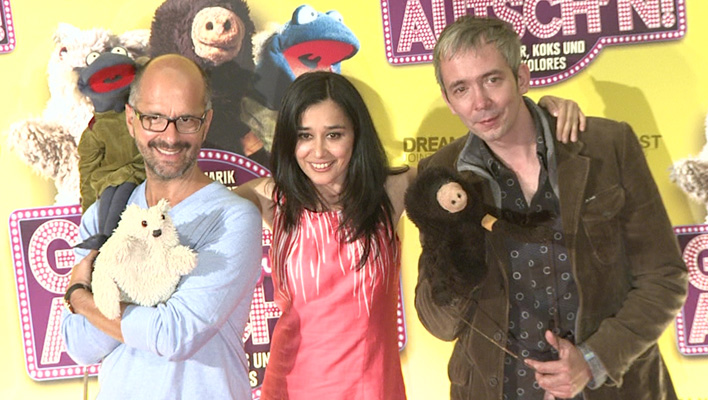 Christoph Maria Herbst, René Marik und Dorka Gryllus (Foto: HauptBruch GbR)