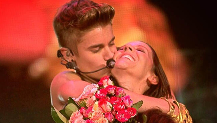 Justin Bieber und Pattie Mallette