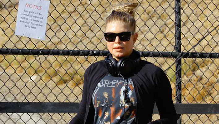 Fergie trainiert After-Baby-Body