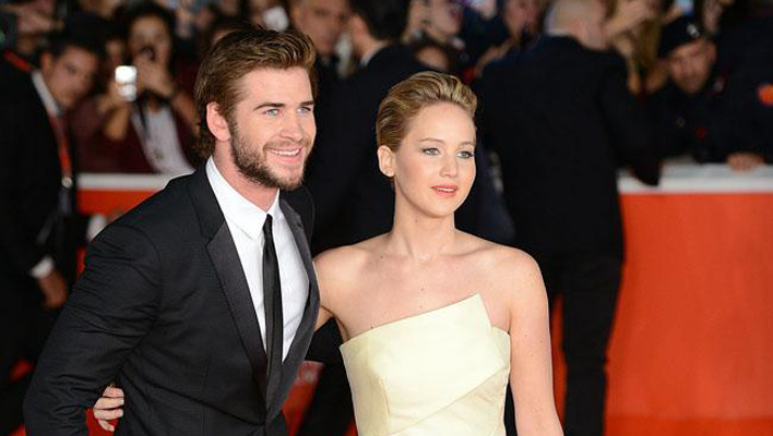 Liam Hemsworth und Jennifer Lawrence