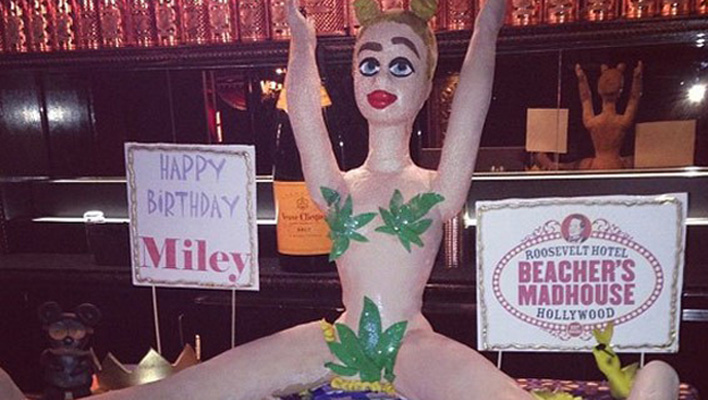 Miley Cyrus aus Marzipan