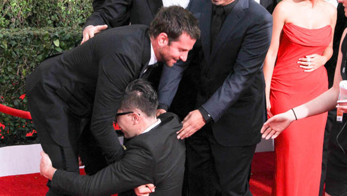 Bradley Cooper & Grammy Crasher