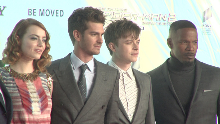 Emma Stone, Andrew Garfield, Jamie Foxx, Dane DeHaan, Spider-Man (Foto: HauptBruch GbR)