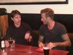 David Beckham: Auf ein Bier mit Tom Cruise