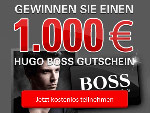 Gewinne einen 1.000 Euro Gutschein von HUGO BOSS
