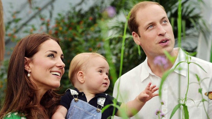 Prinz William, Herzogin Catherine, Prinz George 