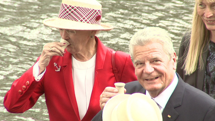 Königin Margrethe von Dänemark und Bundespräsident Joachim Gauck (Foto: HauptBruch GbR)