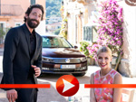 Adrien Brody und Lena Gercke testen ihre Fahrkünste