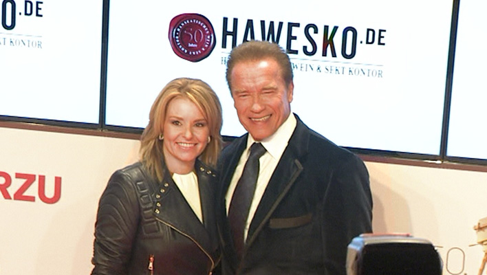 Arnold Schwarzenegger und Heather Milligan (Foto: HauptBruch GbR)
