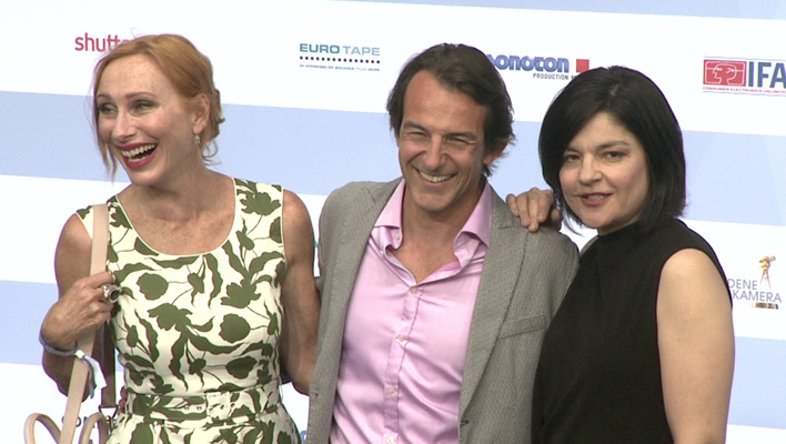 Andrea Sawatzki, Hans Werner Meyer, Jasmin Tabatabai (Foto: HauptBruch GbR)