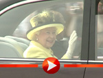 Queen Elizabeth II. am Brandenburger Tor
