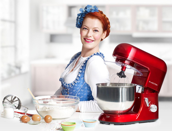 Enie van de Meiklokjes mit der Klarstein Bella Rossa (Foto: Promo)