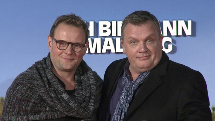 Devid Striesow und Hape Kerkeling (Foto: HauptBruch GbR)