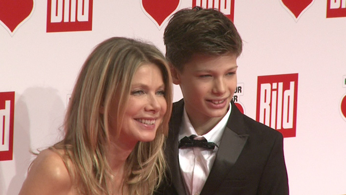 Ursula Karven und Sohn Liam (Foto: HauptBruch GbR)