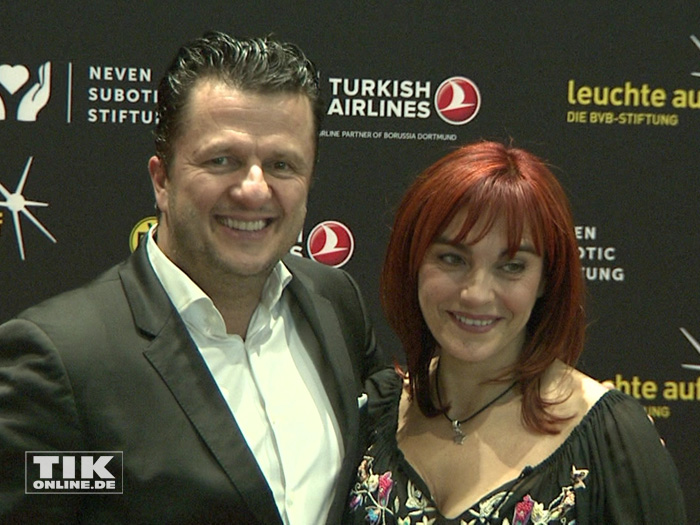 Diana Eichhorn und ihr Ehemann bei der 2. Turkish Airlines Chaity Night in Dortmund