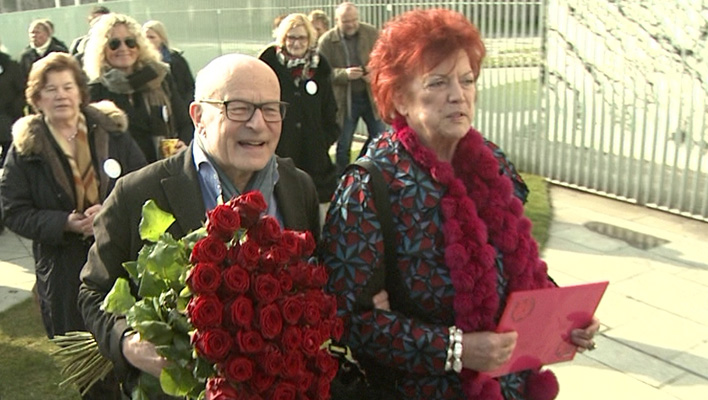 Volker Schlöndorff und Regina Ziegler (Foto: HauptBruch GbR)
