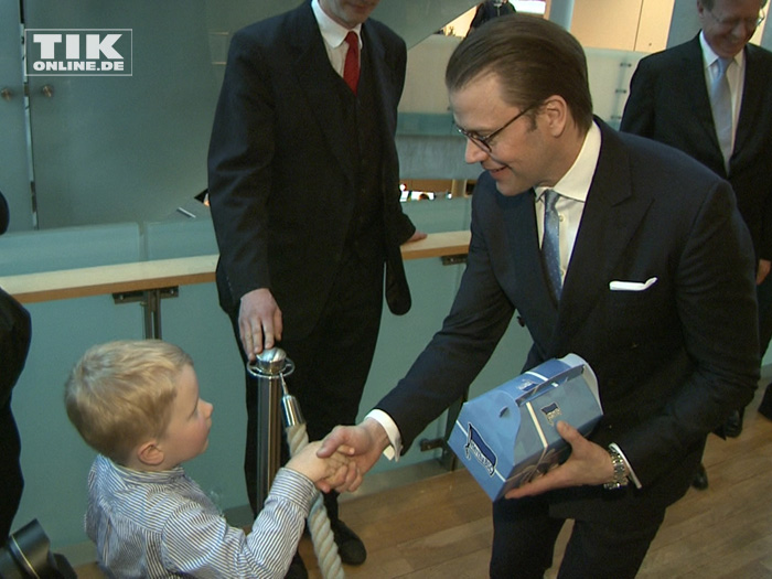 Prinz Daniel von Schweden zu Besuch in Deutschland