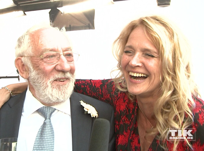 Dieter Hallervorden und Christiane Zander beim Produzentenfest 2016