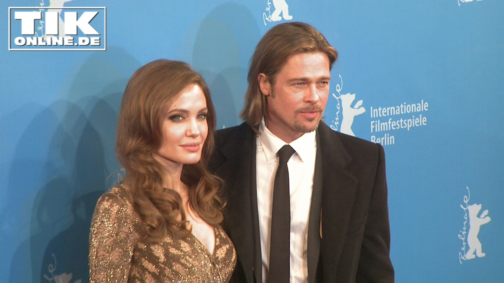 Angelina Jolie und Brad Pitt glücklich auf der Berlinale 2012