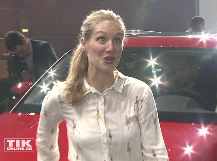 Tessa Mittelstaedt zeigte sich begeistert vom Skoda Kodiaq