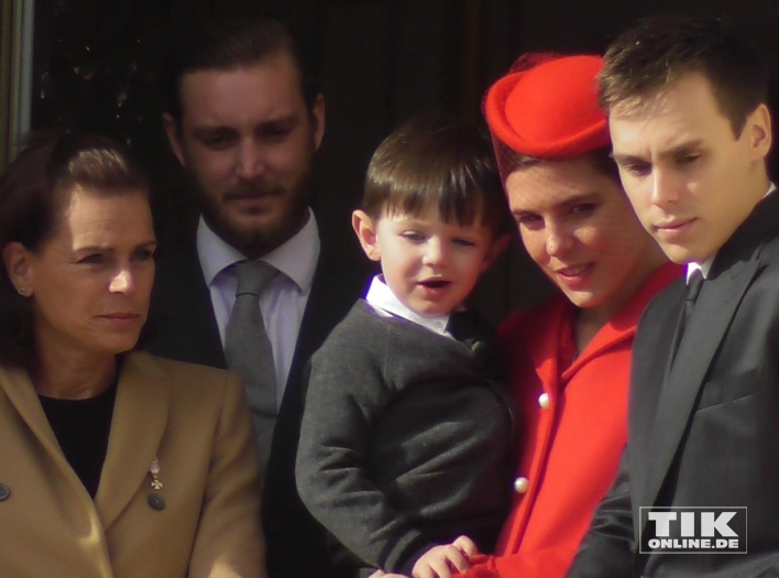 Charlotte Casiraghi brachte ihren Sohn Raphael mit zum Nationalfeiertag