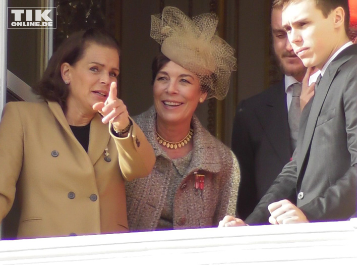 Caroline von Hannover mit ihrer Schwester Stephanie von Monaco
