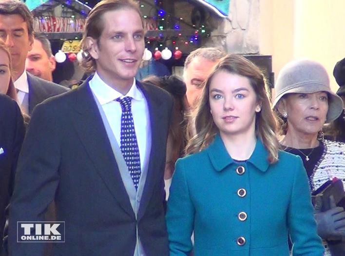 Andrea Casiraghi mit seiner Halbschwester Alexandra von Hannover