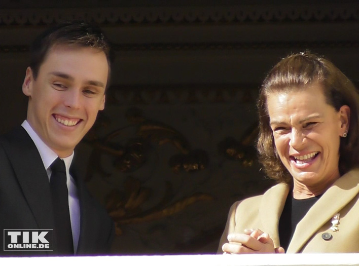 Stephanie von Monaco mit ihrem Sohn Louis