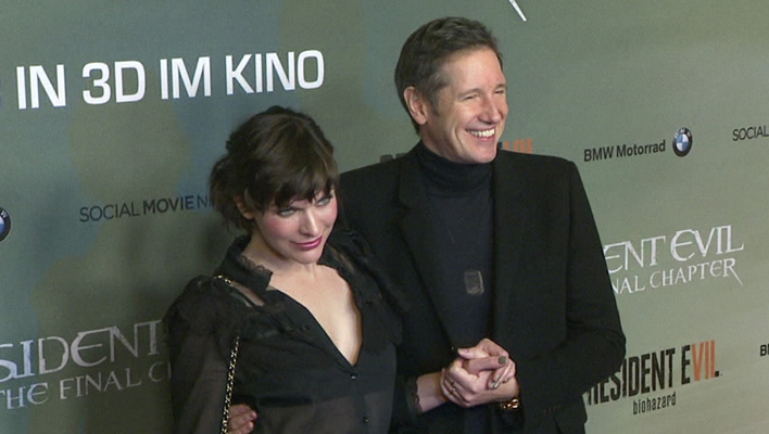 Milla Jovovich: Liebes-Interview mit ihrem Mann bei „Resident Evil 6“-Deutschlandpremiere