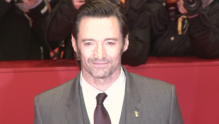 Hugh Jackman bei der Weltpremiere von "Logan - The Wolverine" in Berlin