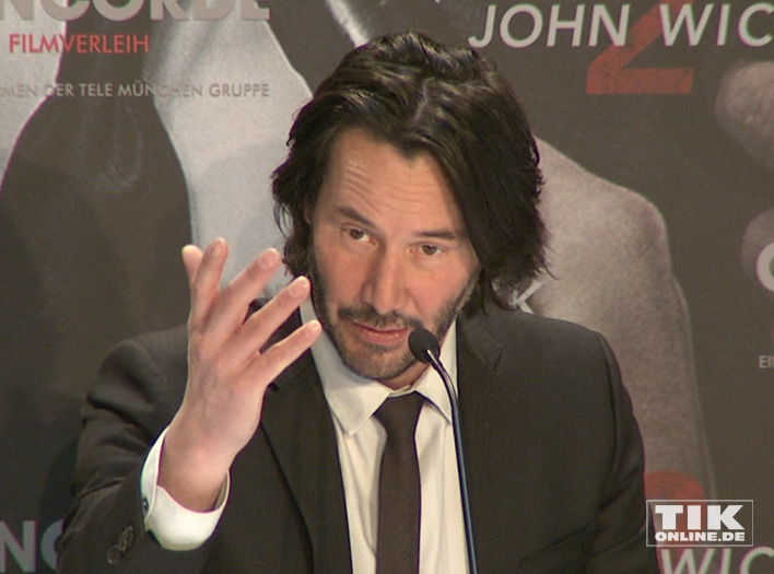 Keanu Reeves bei der "John Wick 2"-PK
