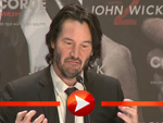 Keanu Reeves bei der Pressekonferenz zu „John Wick 2“ in Berlin