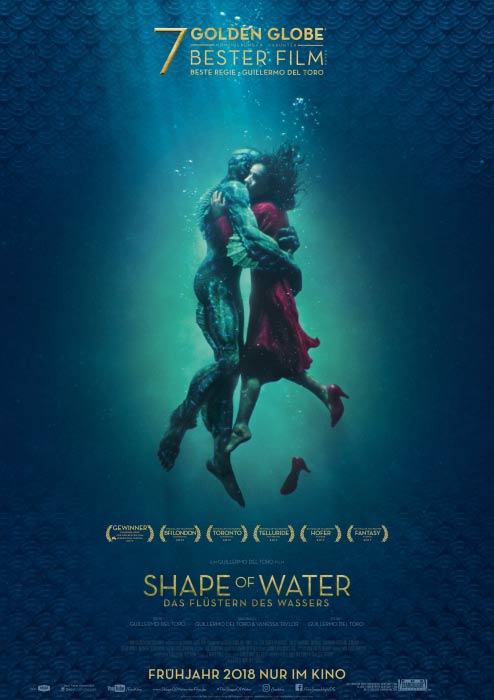 „SHAPE OF WATER – DAS FLÜSTERN DES WASSERS“ – Hier gibt’s Kino-Pakete!