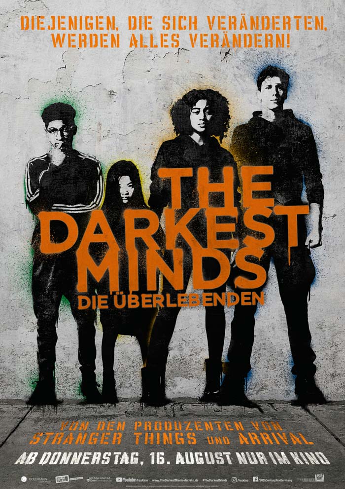 „THE DARKEST MINDS – DIE ÜBERLEBENDEN“ – Filmpakete zu gewinnen!