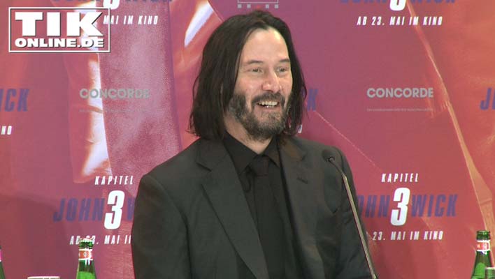 Keanu Reeves plaudert über „John Wick 3“ in Berlin!