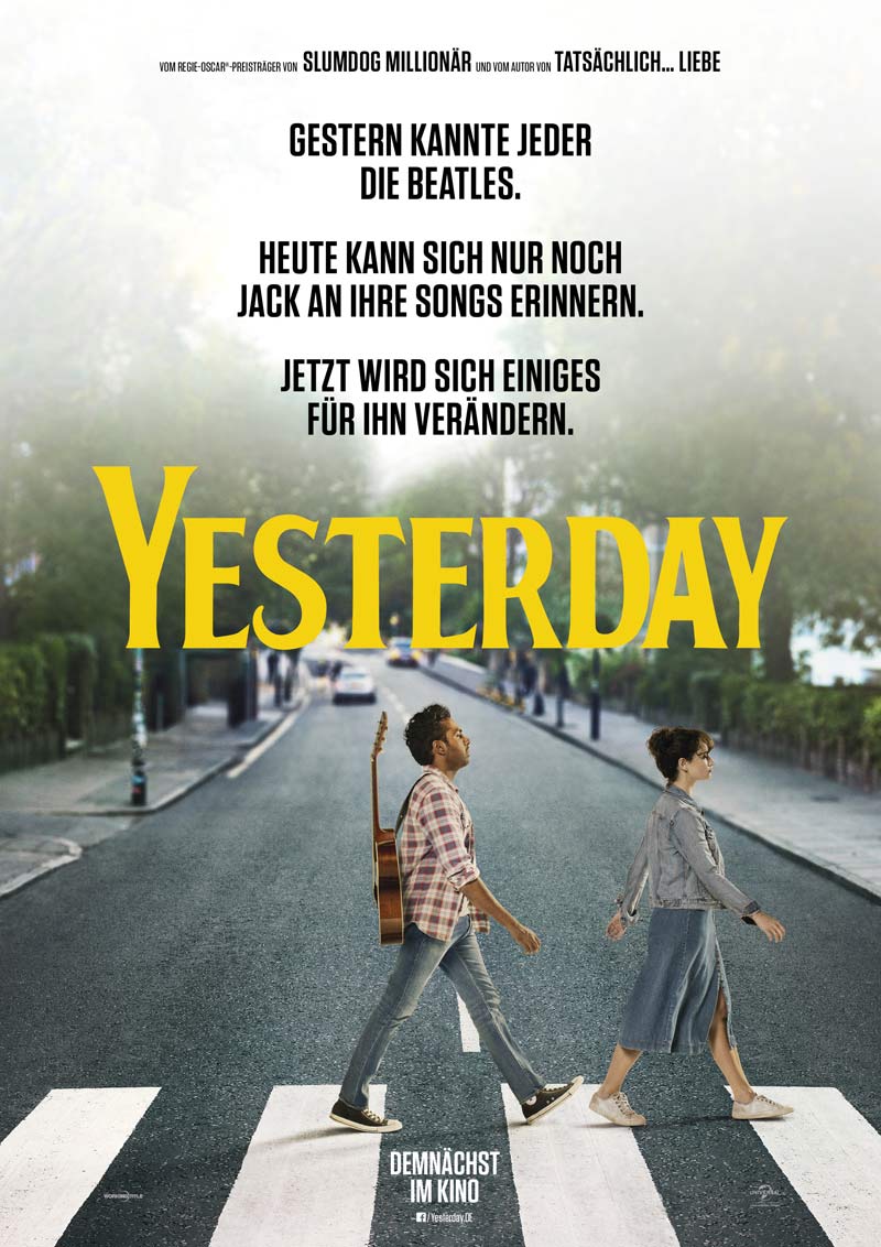 Tolle Preis-Pakete zum Kinostart von „YESTERDAY“ gewinnen!