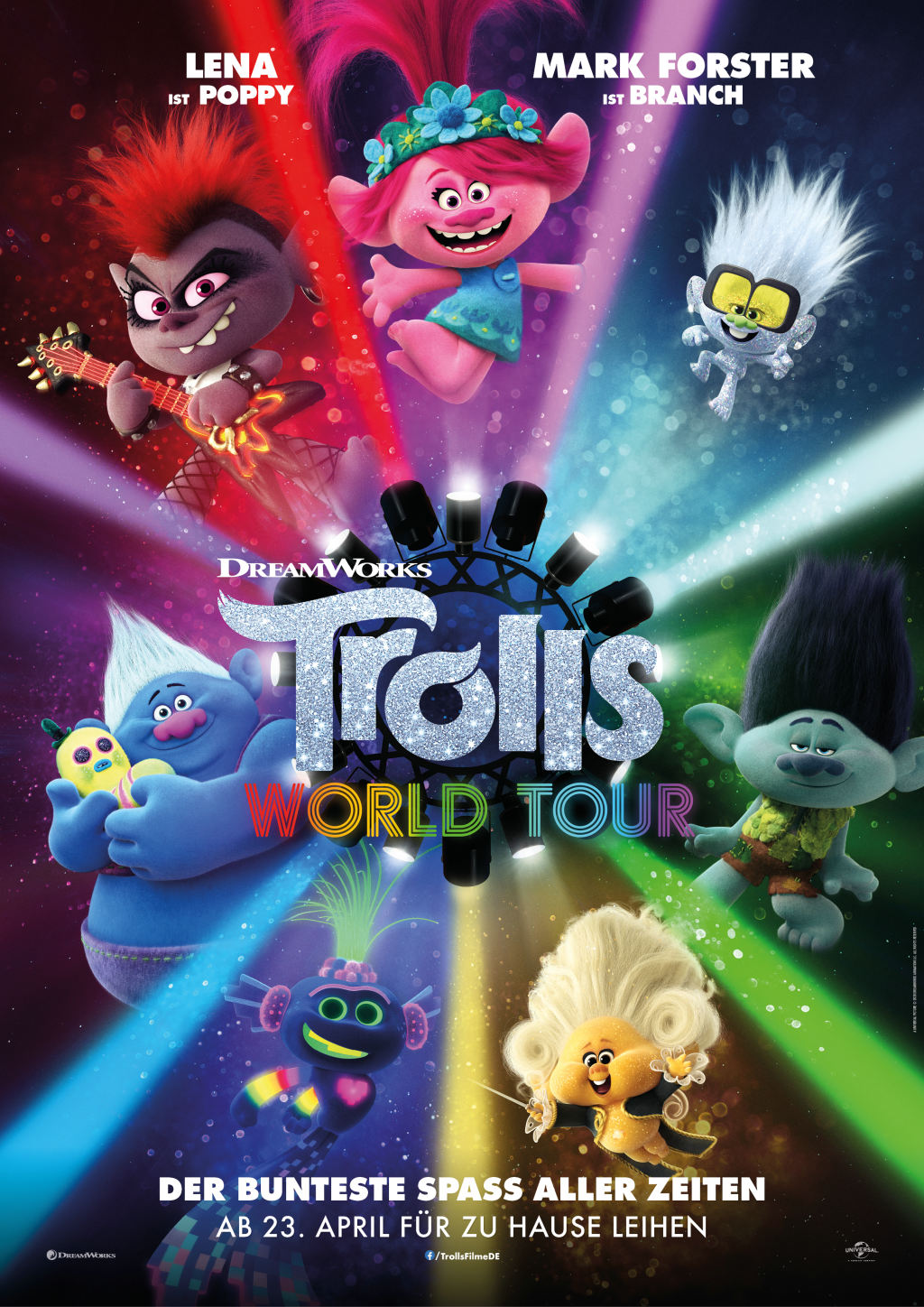 „TROLLS WORLD TOUR“ kommt ins Heimkino – Niedliche Fanpakete zu gewinnen!