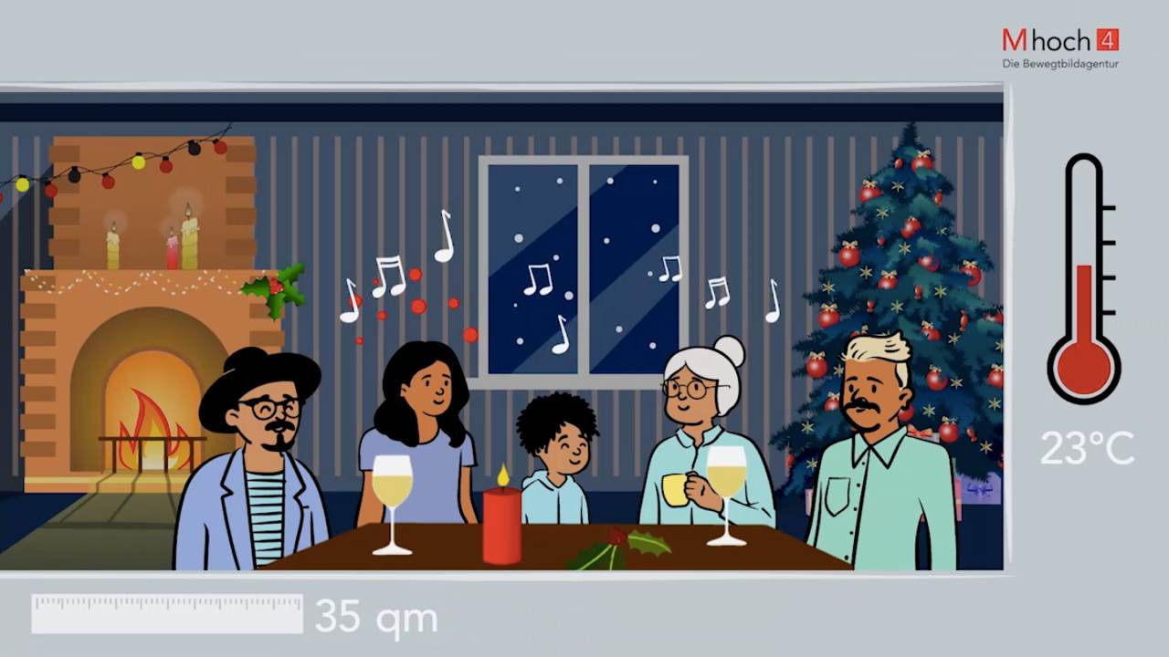 Corona-Weihnachten – So hoch ist das Ansteckungsrisiko an den Feiertagen!