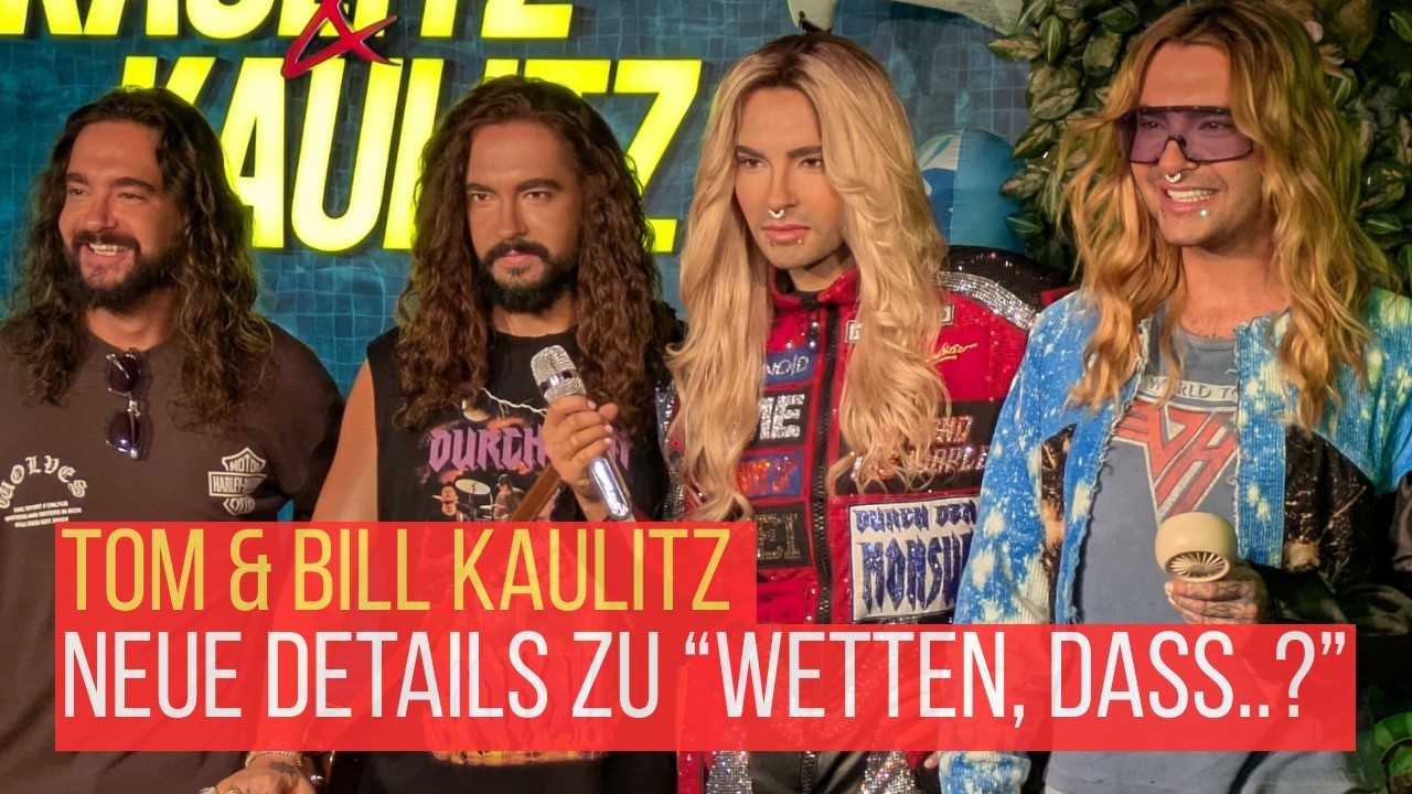 Bill & Tom Kaulitz packen aus: Alle Details zum „Wetten, dass..?“-Comeback & zu ihren Wachsfiguren