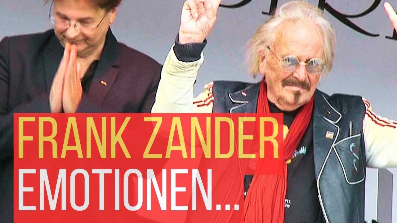 Gänsehaut-Moment mit Frank Zander (84): Der Große Stern Berlins für sein Lebenswerk