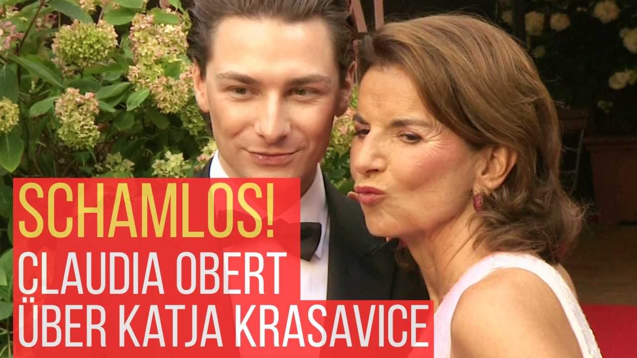 Claudia Obert & Freund Max unzensiert: Ihr legendäres Sprüche-Feuerwerk auf Katja Krasavices Party!