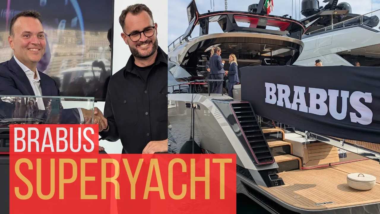 Weltpremiere: BRABUS erobert die Meere mit Superyacht – Constantin Buschmann @Monaco Yacht Show 2026