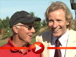Franz Beckenbauer und Thomas Gottschalk gemeinsam beim „Haribo Jetix Golf Turnier“