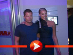 Til Schweiger und seine Melanie posieren