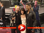 Will Smith, Lara Flynn Boyle und Regisseur Sonnefeld strahlen um die Wette