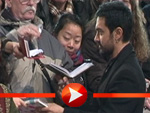 Aamir Khan kümmert sich um seine Fans