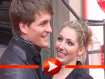 Alexander Klaws und Sanne Buskermolen posieren