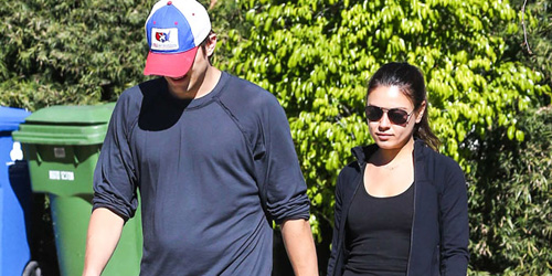 Ashton Kutcher und Mila Kunis